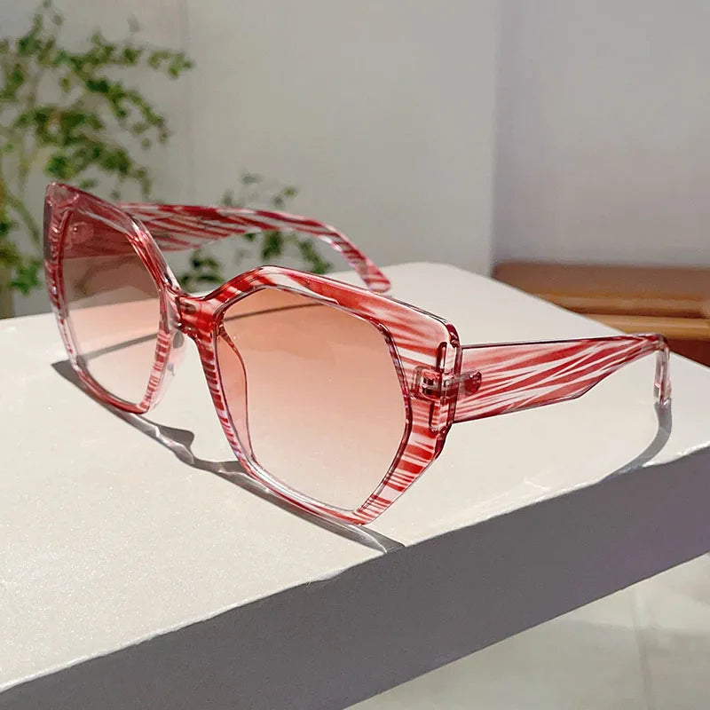 Women's Polygon Gradient Sunglasses