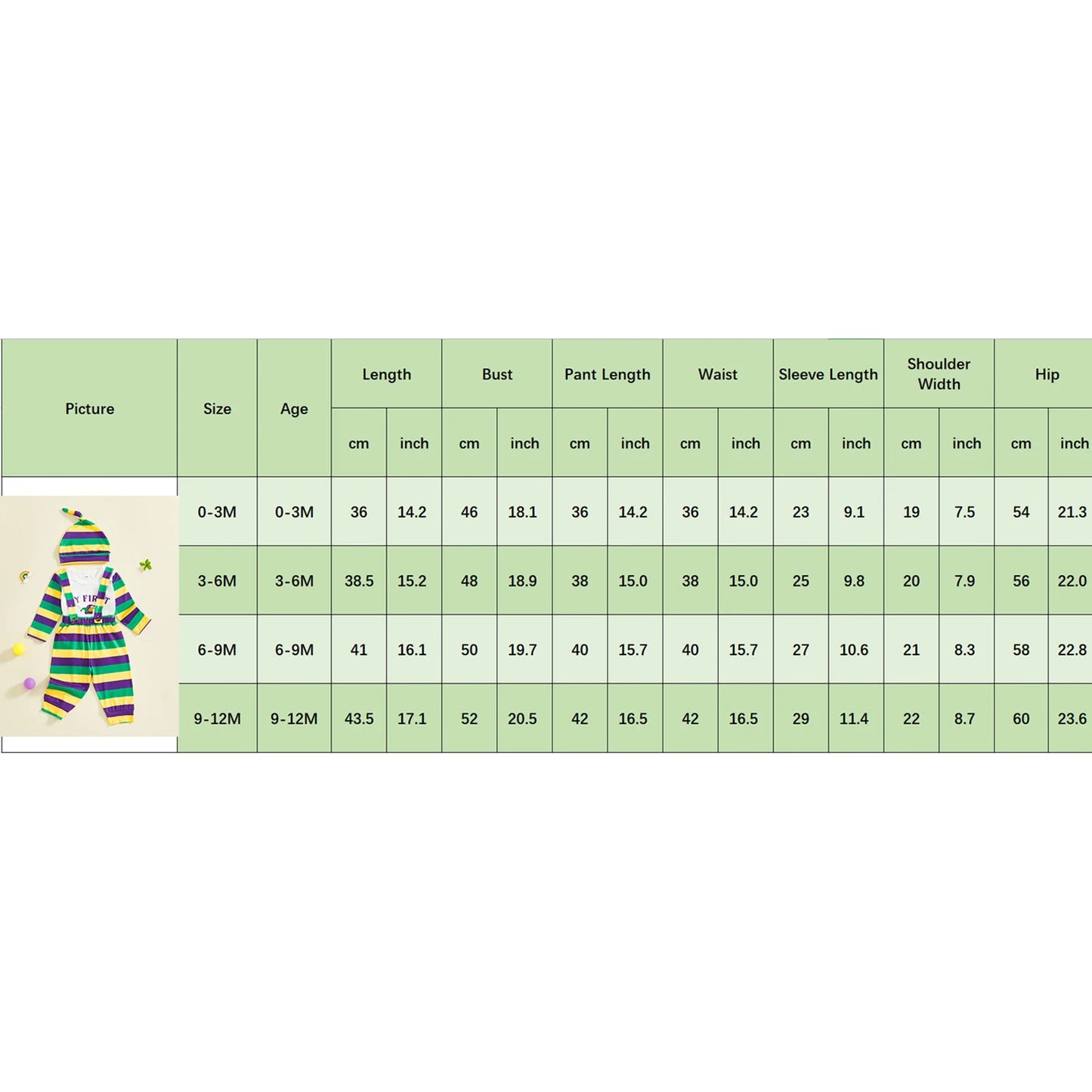 Newborn Baby Boys Outfit Set - Letter Print Striped Romper with Suspender Pants & Cap 0-12M