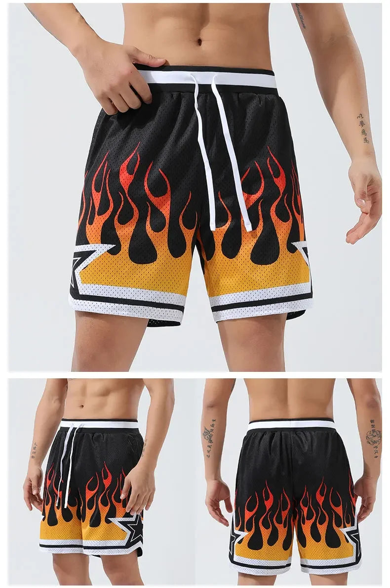 Men's Basketball Loose Fitness Sports Shorts