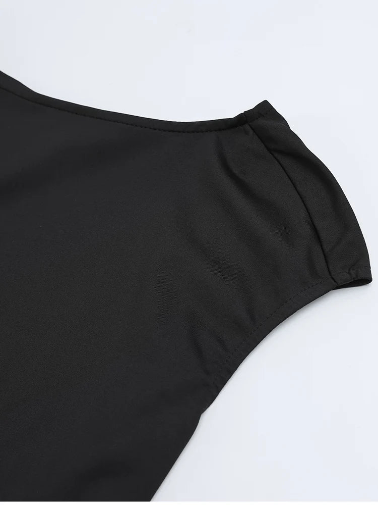 Women's Backless Slim Fit Evening Dress - Sleeveless Cocktail Party Dress