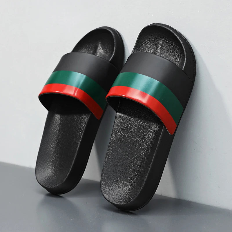Men's Summer Slippers Sports Quick Dry Beach Sandals Flip Flops Slides
