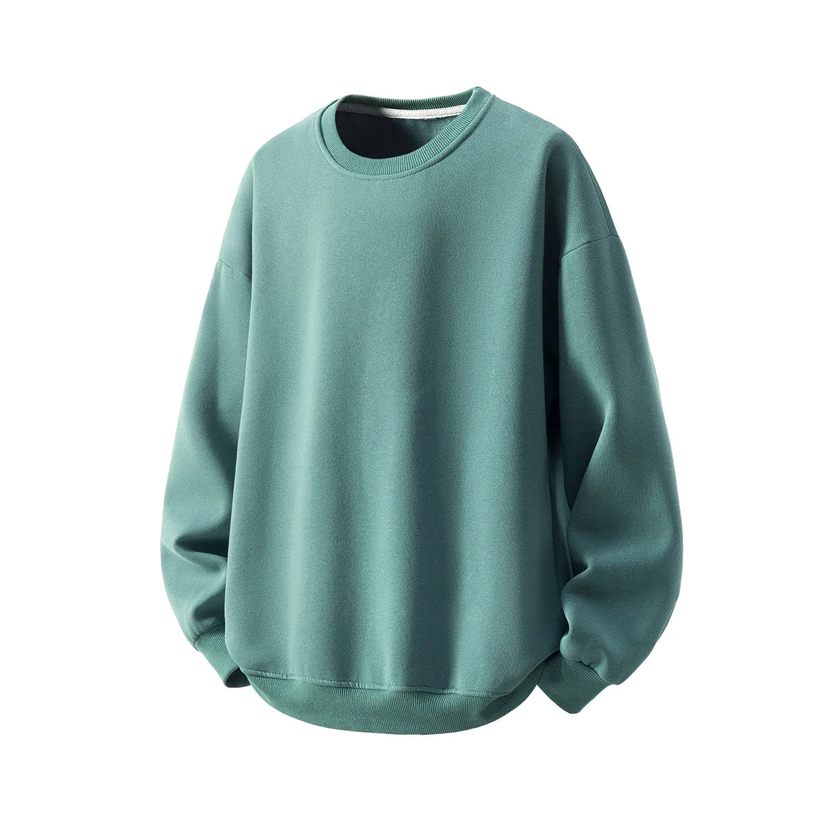 Men's Cotton O-Neck Sweatshirt - Long Sleeve Breathable Streetwear Top