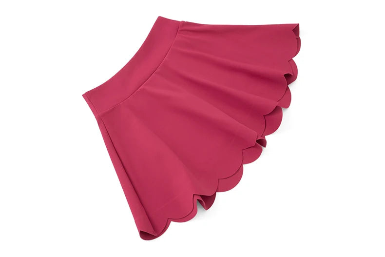 Women's 3-Piece Fitness Set with Tennis Skirt