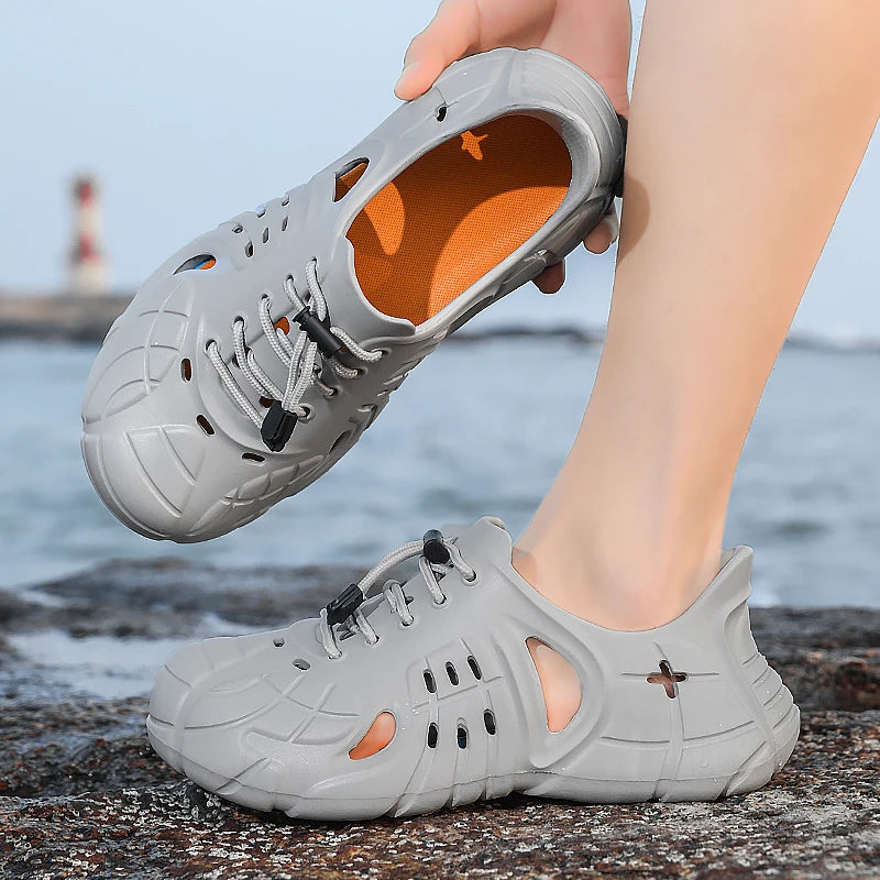 Men's Summer Platform Clogs - Outdoor Water Sandals & Beach Slides