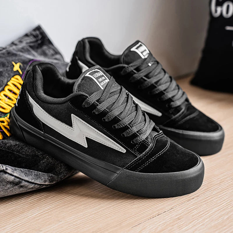 Lightning Design Sneakers - Men's High Performance Running & Basketball Trainers