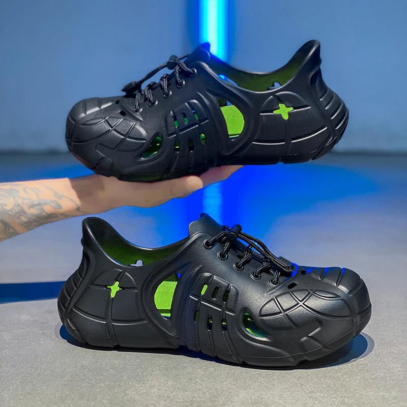 Men's Summer Platform Clogs - Outdoor Water Sandals & Beach Slides