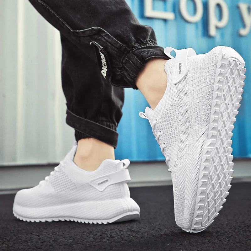 Men's Casual Platform Sports Shoes Breathable Sneakers
