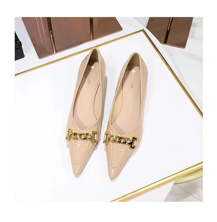 Patent Leather Stiletto Pumps - Professional Office Heels Available in 12 Colors