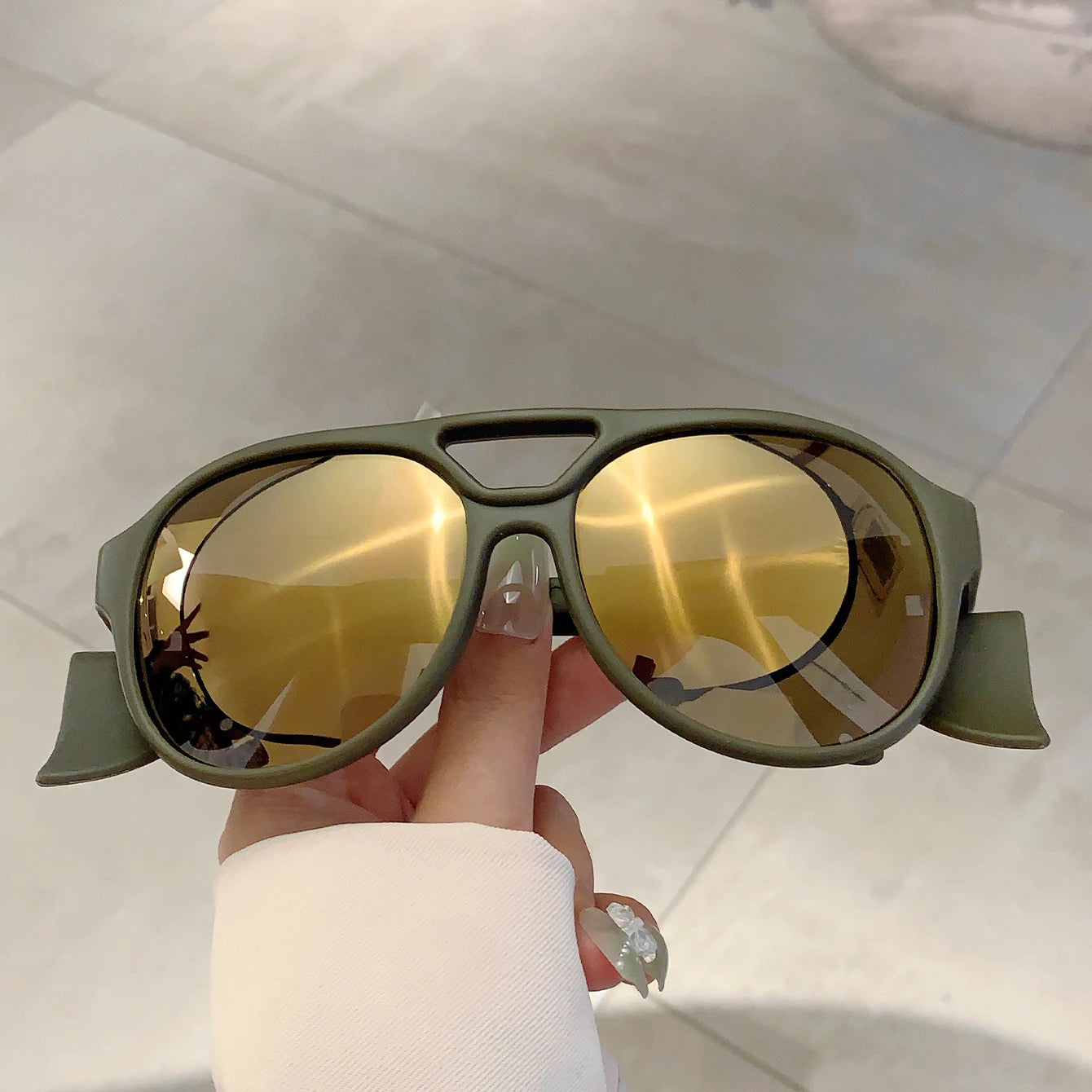 Unisex Oversize Square Sunglasses