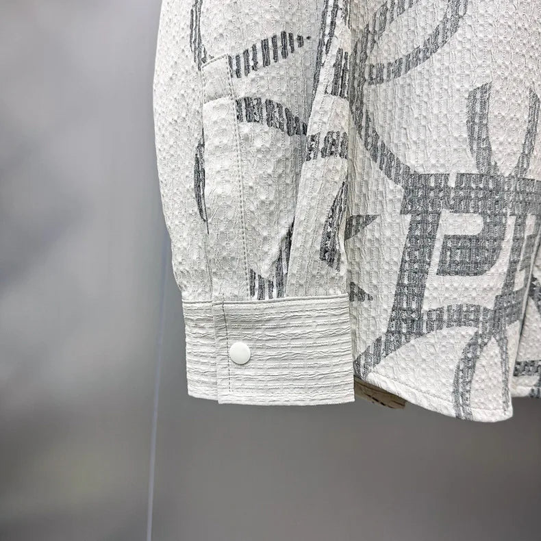 Men's Digital Print Casual Shirt - Loose Fit