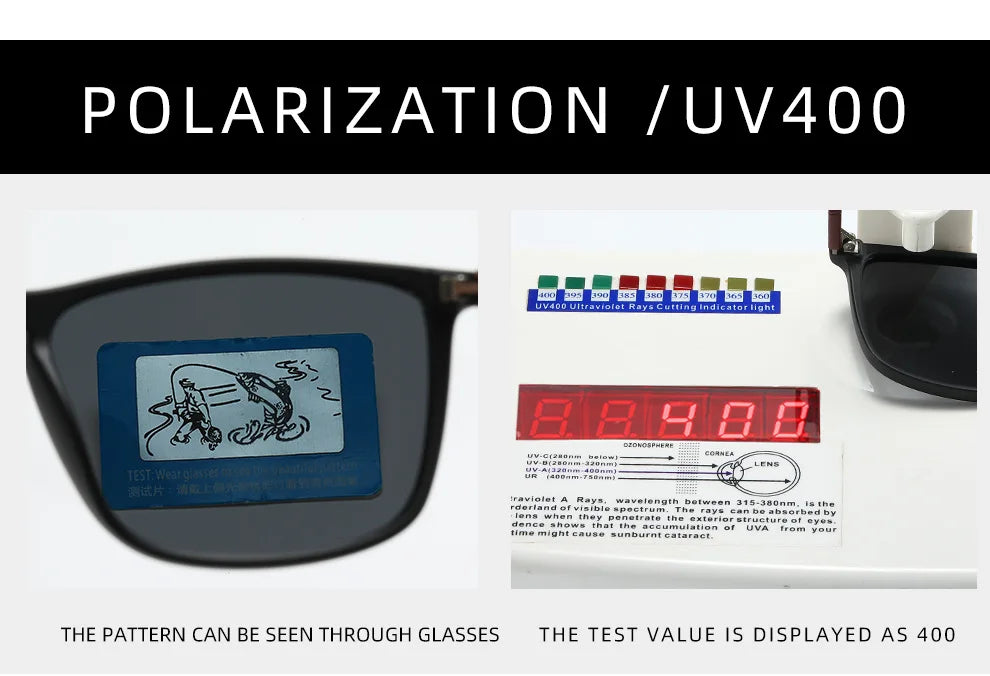 Ultra Light Polarized Sunglasses - Outdoor Driving Eyewear for Women & Men