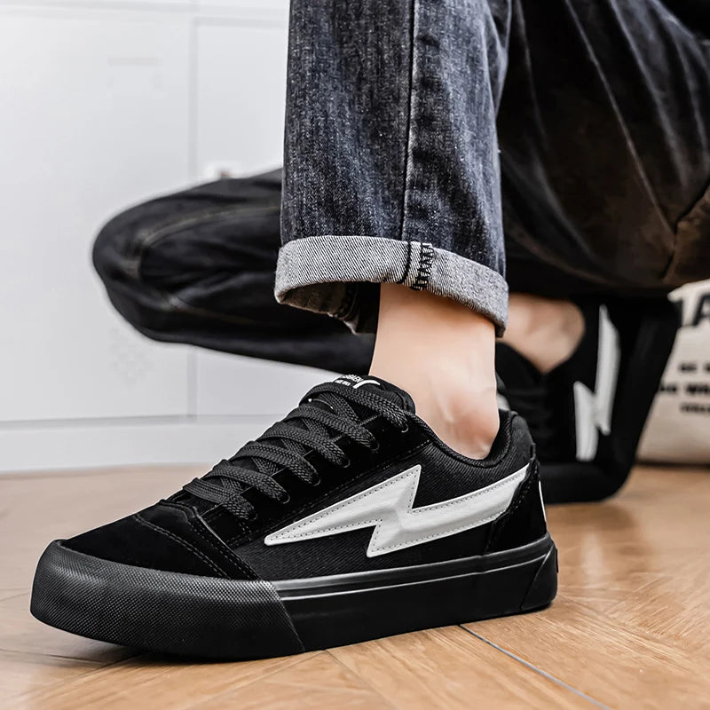 Lightning Design Sneakers - Men's High Performance Running & Basketball Trainers