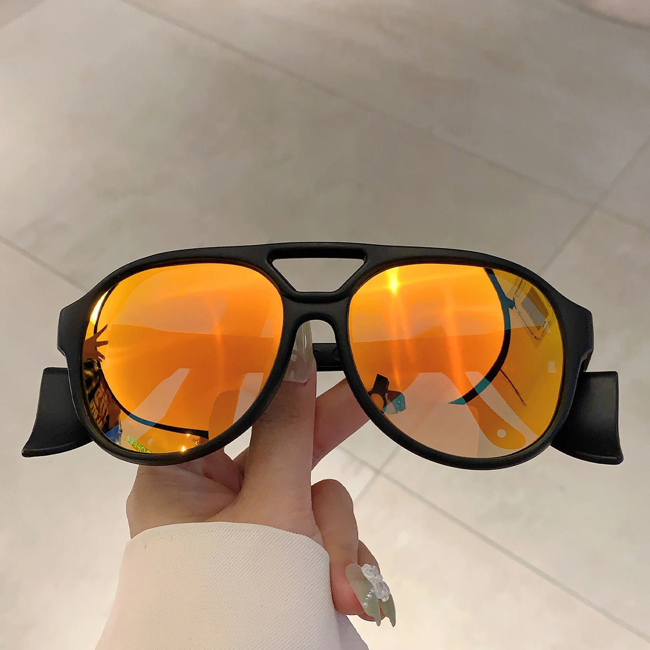 Unisex Oversize Square Sunglasses