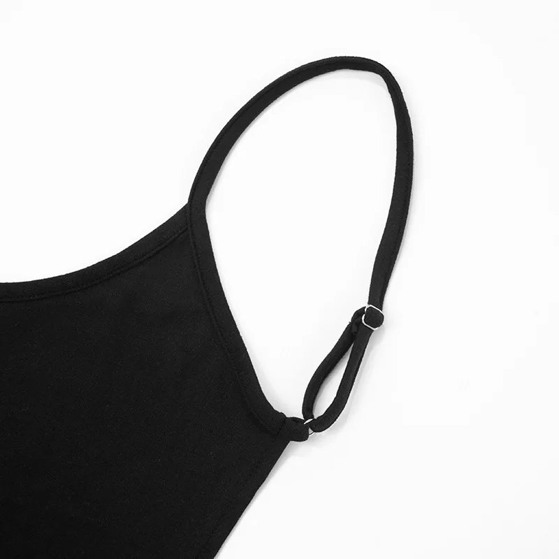 Spaghetti Strap Mini Dress - Backless Bodycon Party Dress