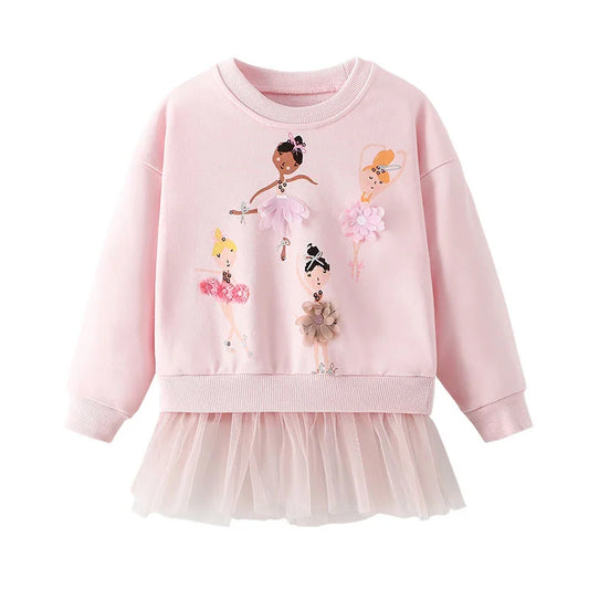 2-7T Children's Girl's Fairy Applique Sweatshirt