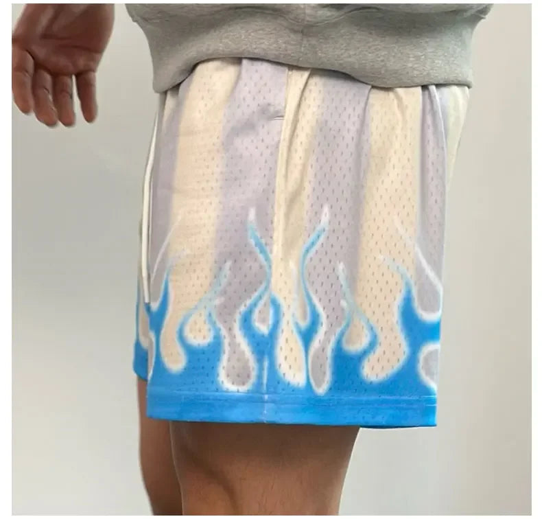 Men's Basketball Breathable Mesh Quick Dry Shorts Tie-Dye Shorts