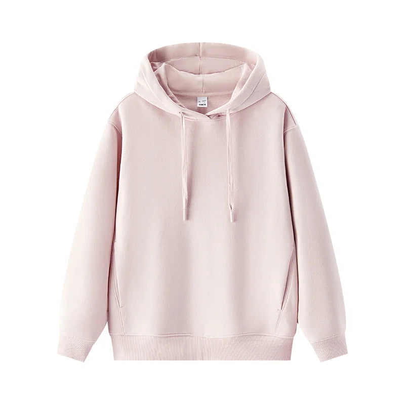 Women's Fleece Lined Thermal Hoodie - Antibacterial Loose Fit Winter Pullover