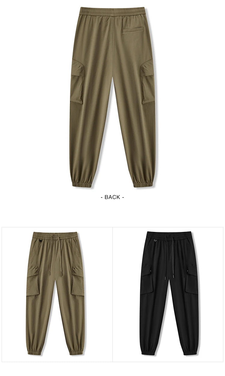 Loose Fit Cargo Jogger Pants - Trendy Streetwear Long Trousers