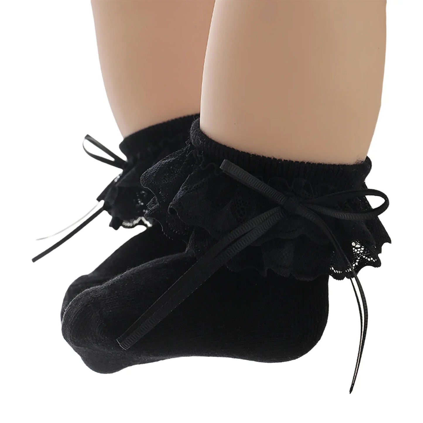 Infant Kids Baby Girls Socks Cute Baby Princess Dress Socks with Lace Bow