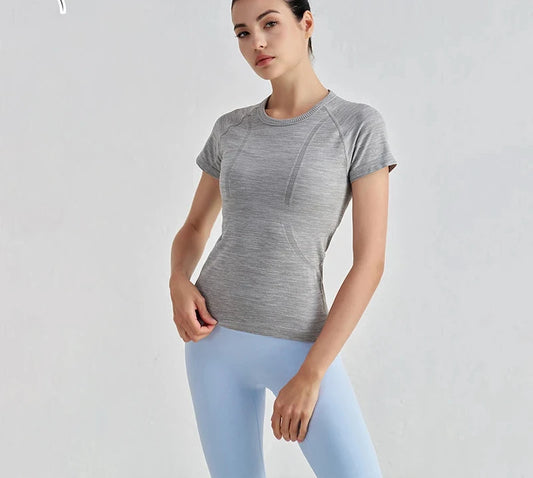 Seamless Short Sleeve Fitness Top