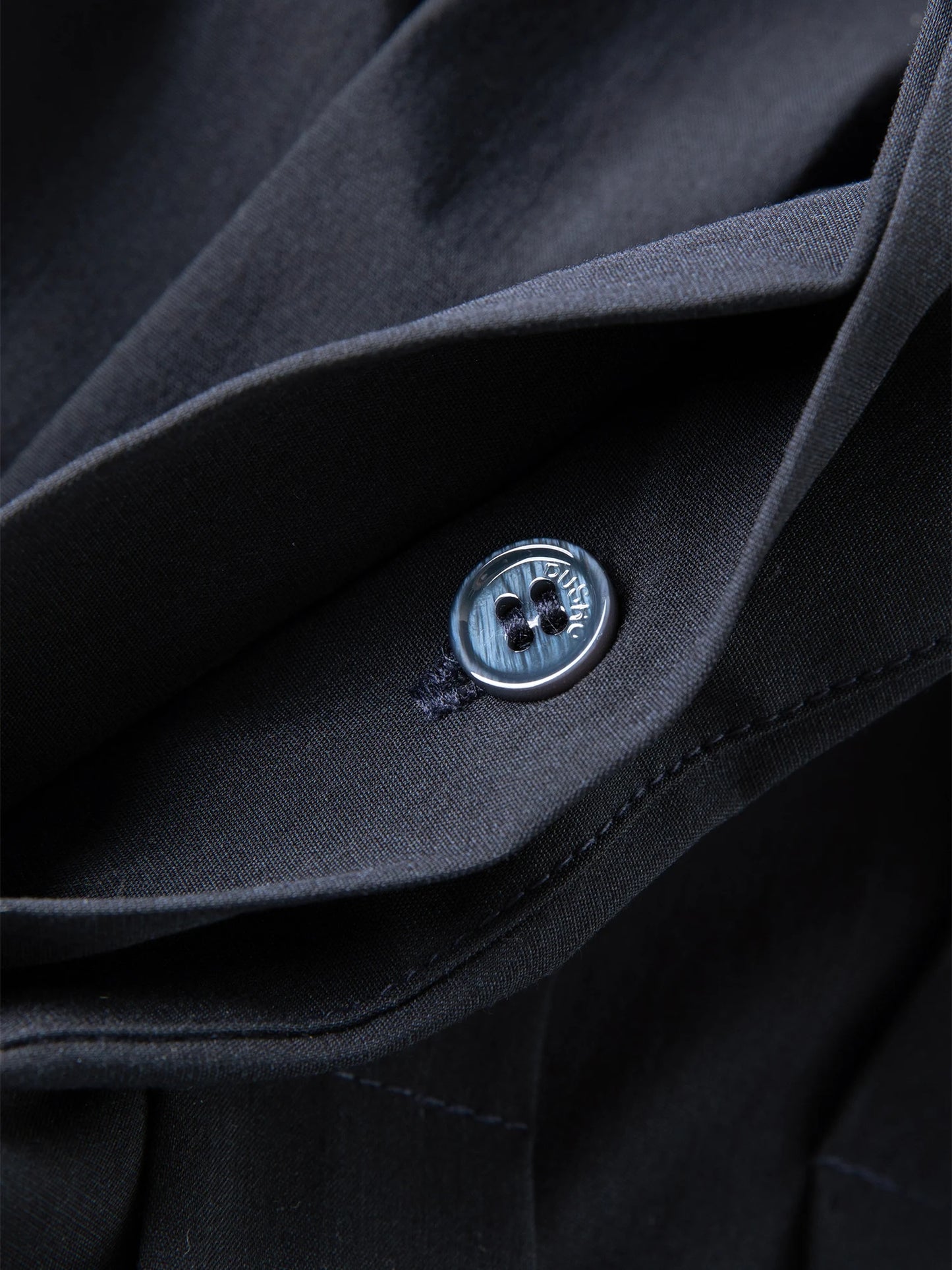 Vertical Striped Shirt Dress with Pleated Design and Belt