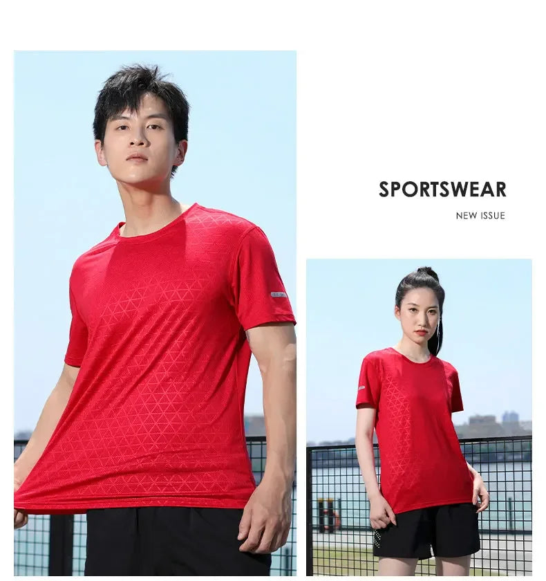 Men's Sports Gym Quick Dry Fit Workout Yoga  Breathable Short Sleeves T-Shirt