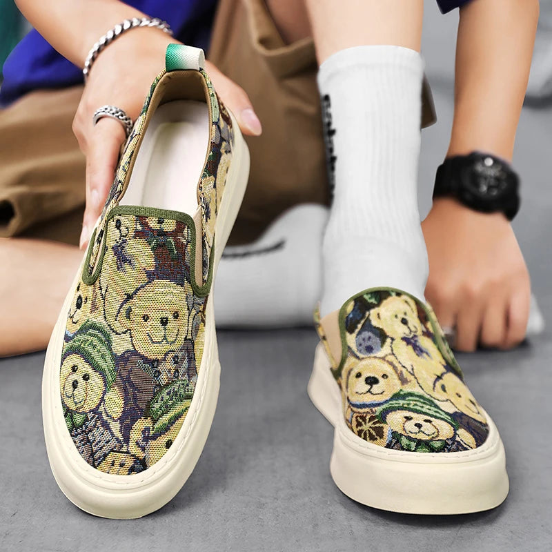 Men's Casual Slip-on Canvas Shoes