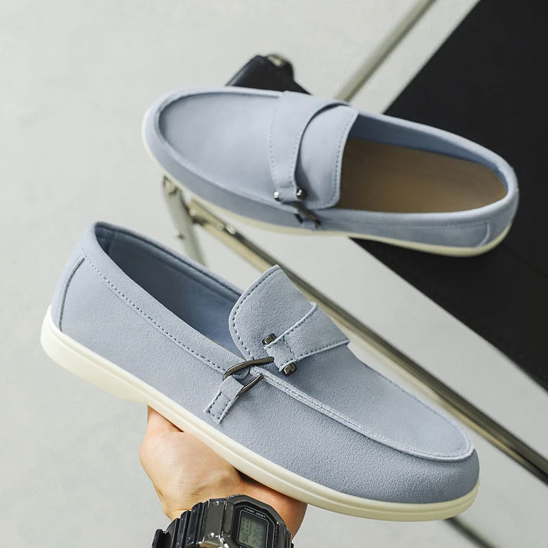 Men's Autumn Slip-On Loafers - Comfortable Soft Tennis & Driving Shoes