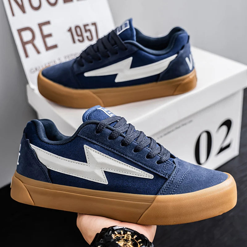 Lightning Design Sneakers - Men's High Performance Running & Basketball Trainers