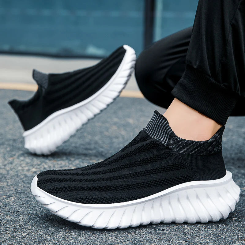Platform Slip-On Sneakers - Comfortable Tennis Trainers