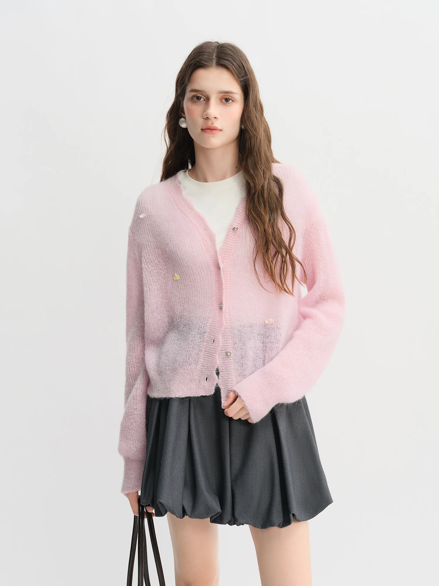 Plus Size Ballet Style A-Line Short Skirt - Sweet Autumn Grey