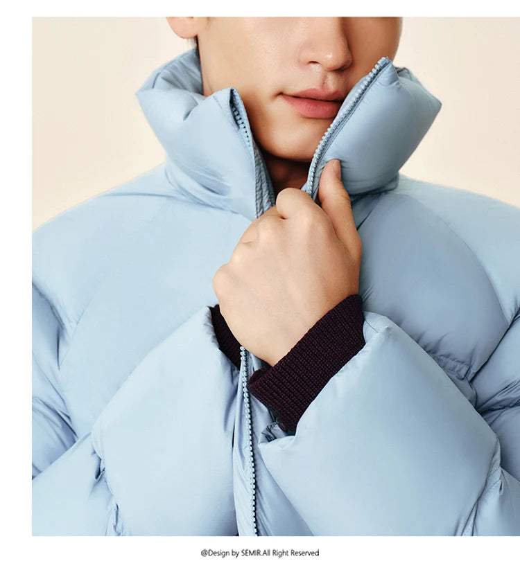 Unisex Lightweight Down Puffer Jacket - Three-Proof Thermal Winter Coat