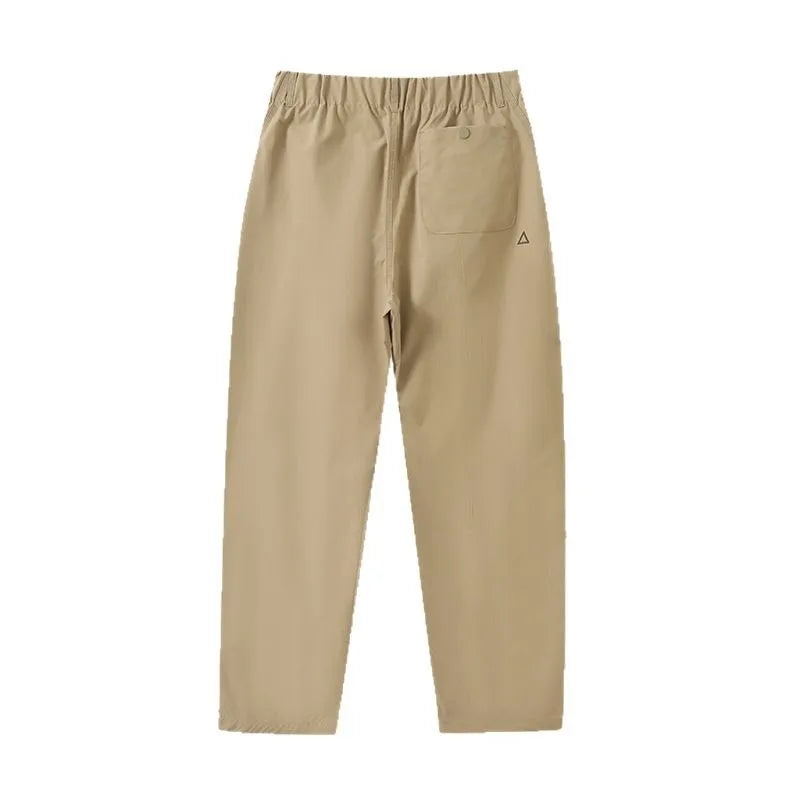 Men's Casual Trousers Slim Fit Ankle-Length Elastic Stretch Pants