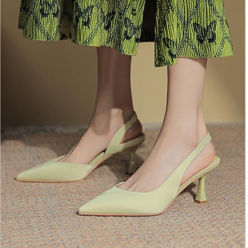 Women's Pointed Toe Thin Heel Ankle Straps Shoes