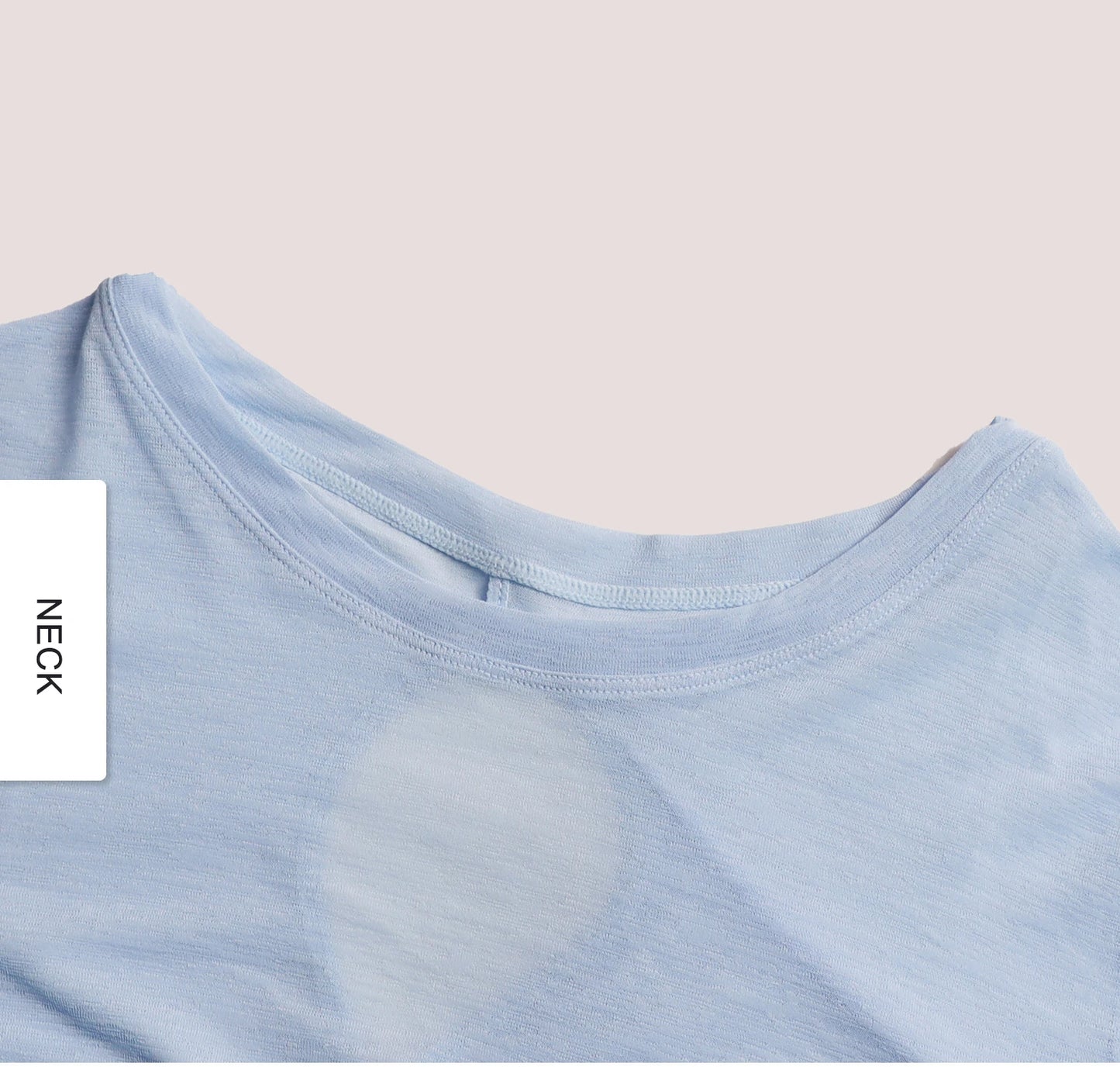 Tear Drop Back Running Top - Long Sleeve Quick Dry Breathable Yoga Shirt