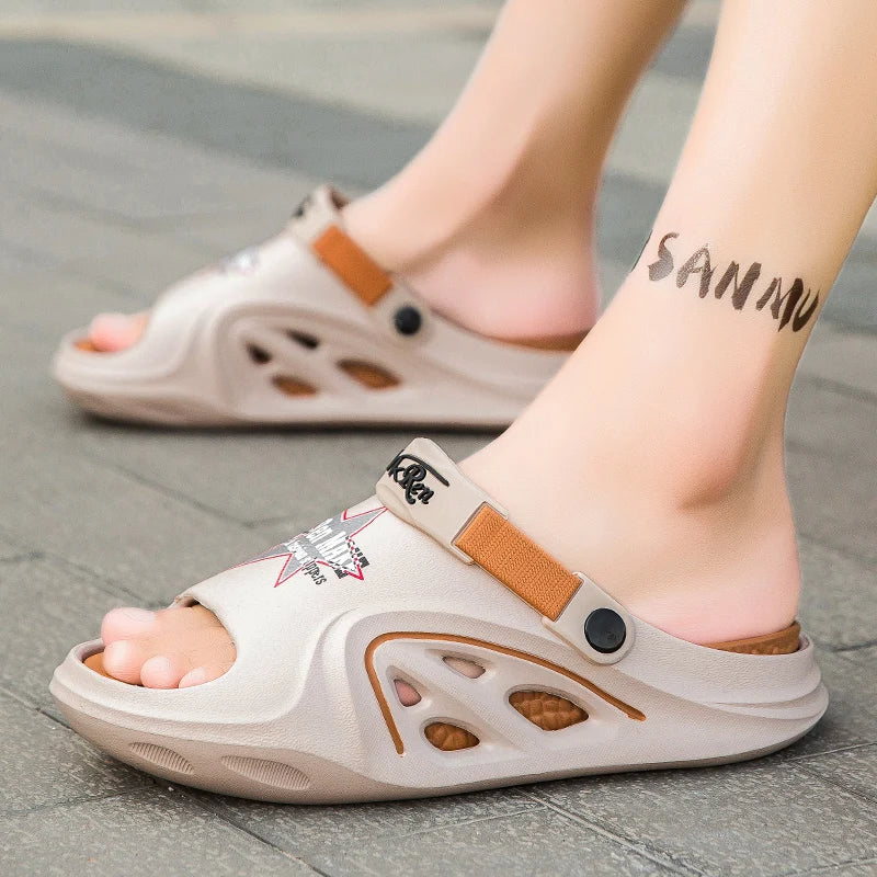 Men's Summer Slippers Platform Casual Sandals Flip Flops Slippers