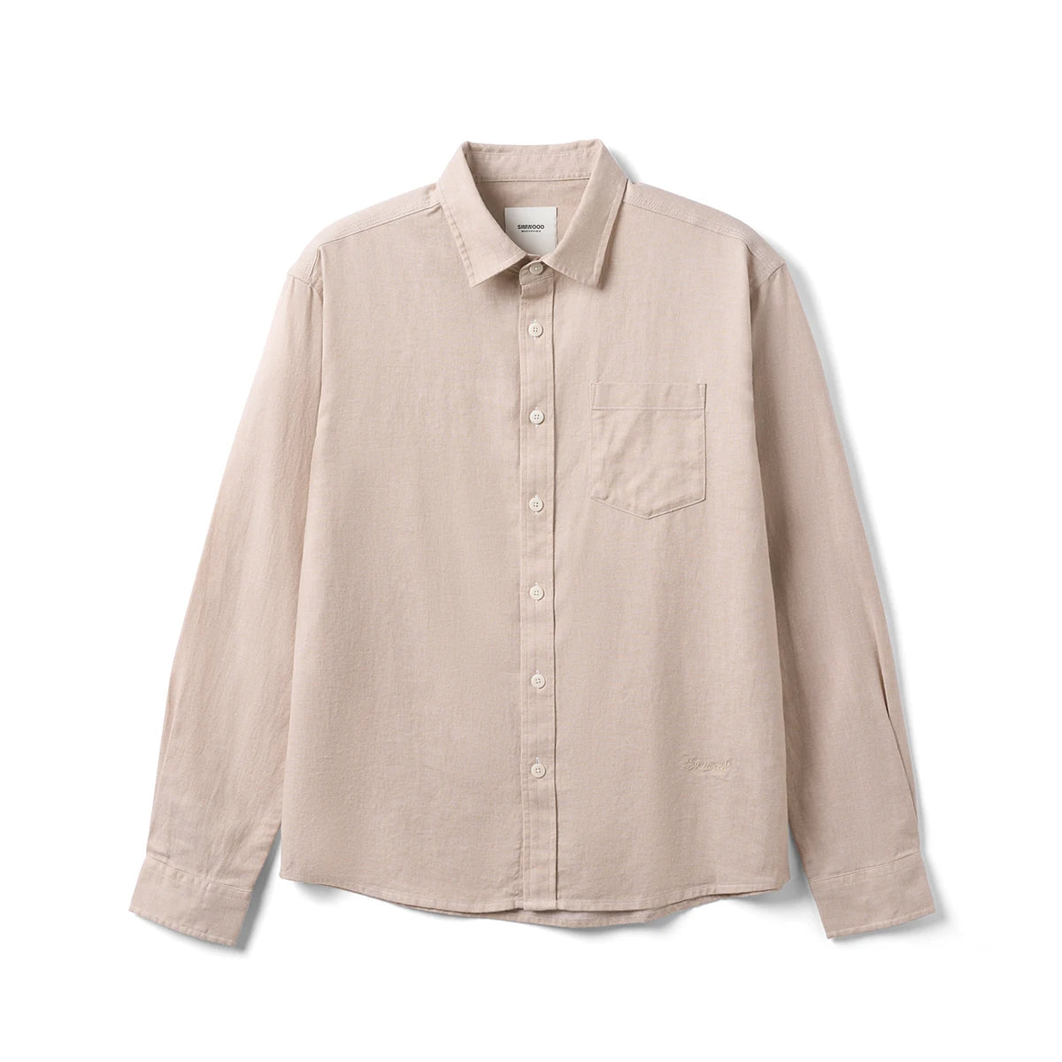 Linen Cotton Blend Shirt - Breathable Casual Shirt for Men