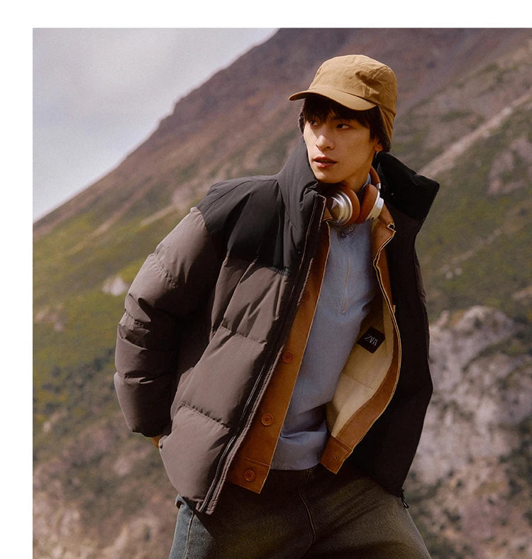 Unisex Windproof Waterproof Puffer Jacket - Winter Cold-Proof Outerwear