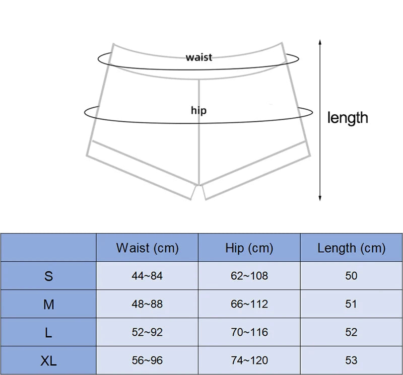 High Waist Gym Shorts 2-Pack - Women's Yoga Cycling Shorts with No T-Line