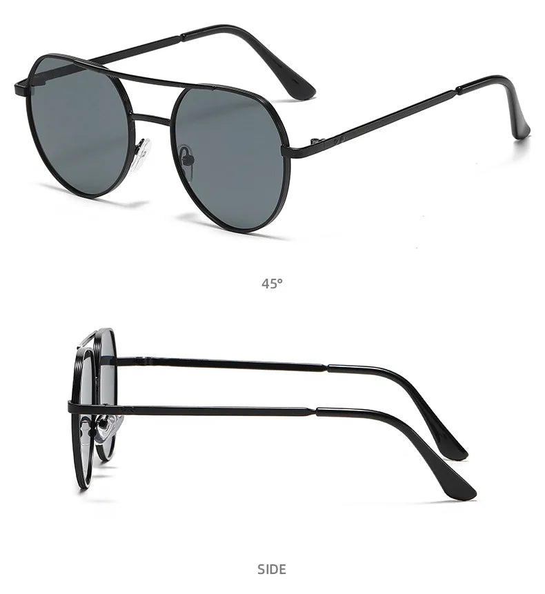 Unisex Metal Sunglasses UV400