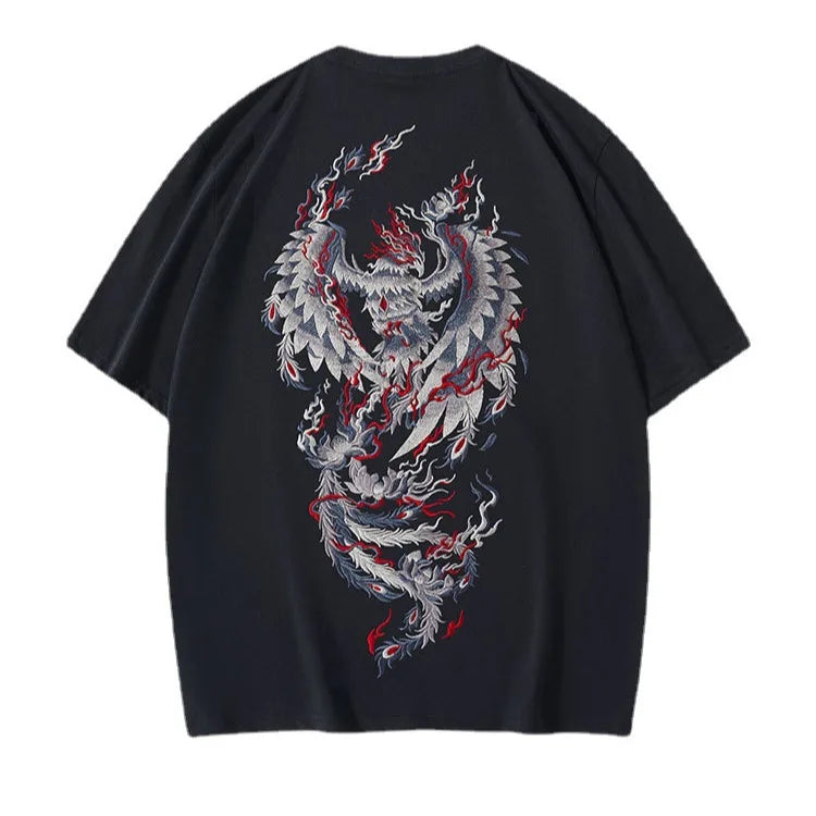 Phoenix Embroidered T-Shirt