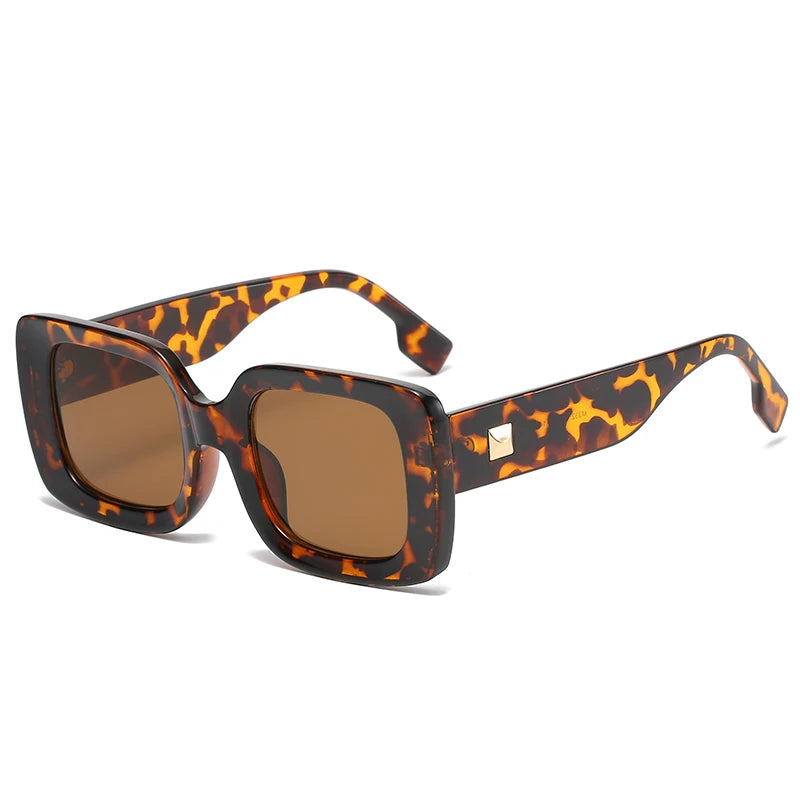 Women's 1/4pcs Set Fashion Small Rectangle Sunglasses  UV400