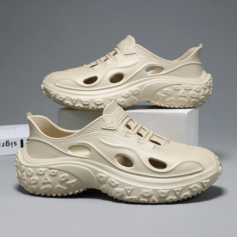 Men's Summer Sandals Platform Outdoor Quick Dry Beach Wading Water Non-Slip Clogs