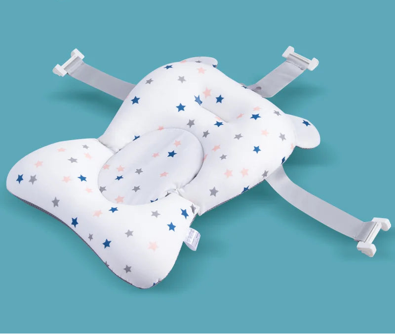 Baby Bathtub Pad - Adjustable Bath Support Seat for Newborn Bathing