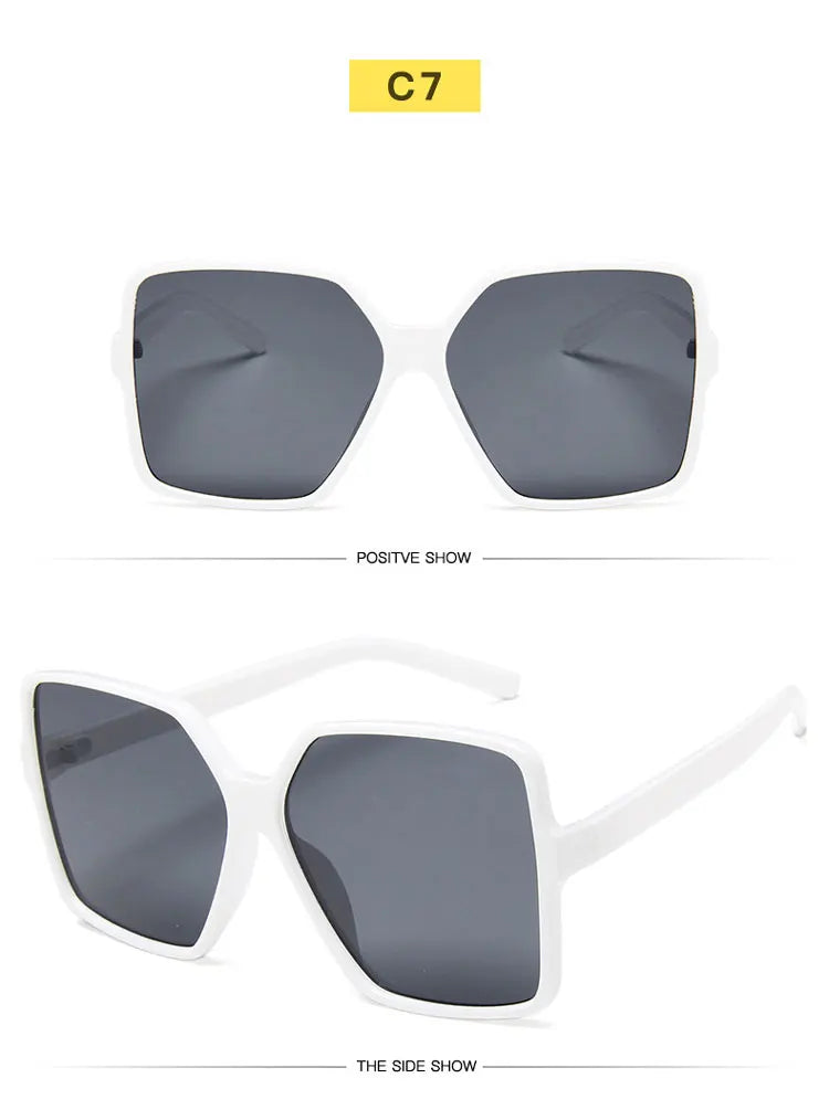 Women's Oversized Gradient Eyewear Sunglasses UV400