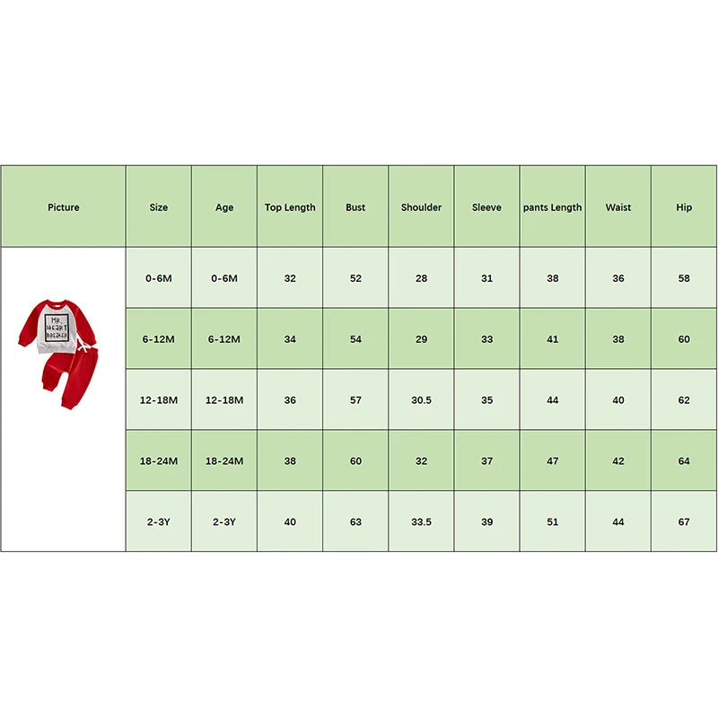 0-3Y Casual Baby Boys Valentines Day Clothes Sets Color Patchwork Letter Print Long Sleeve Sweatshirt Solid Pants