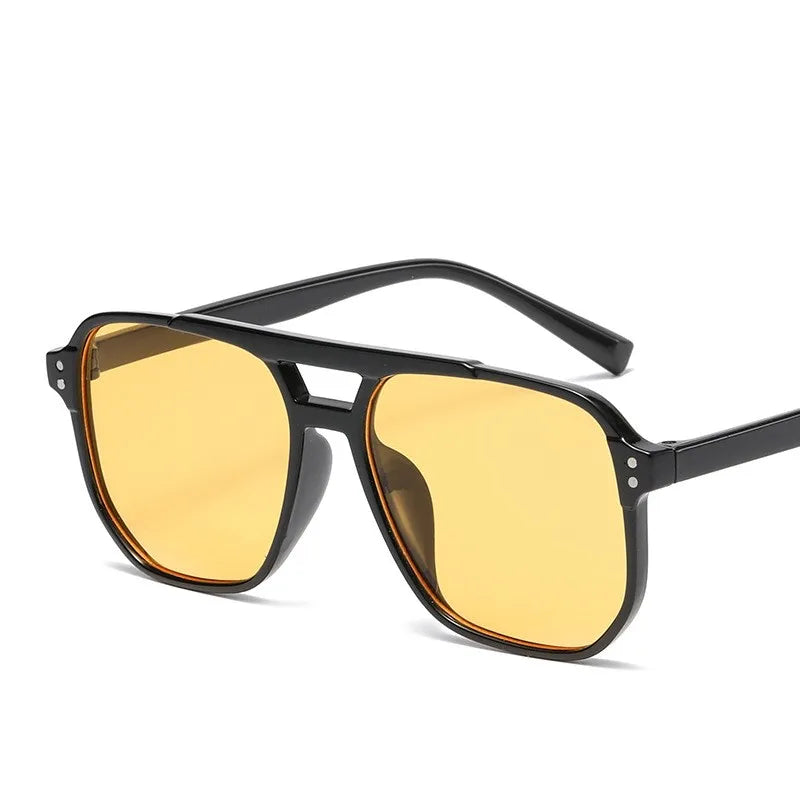 Men's Retro Plastics Frame UV400