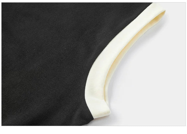 Women's Color-Block Round Neck Camisole - Slim Fit Vest Top