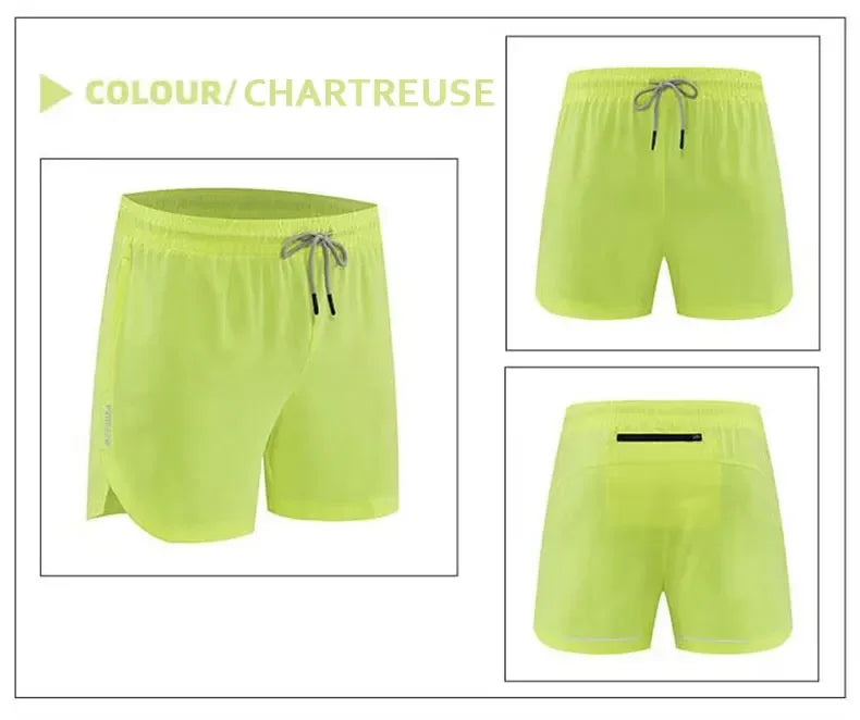 Men's Single Deck Beach Sweat Shorts with Zipped Back Pocket Running Training  Marathon Athletic Breathable Shorts