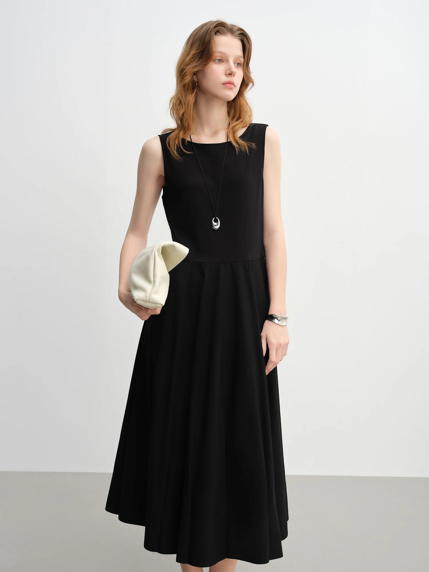 Women's Autumn Clothing Set - Long Sleeve Shirt & A-Line Skirt with V-Neck Top